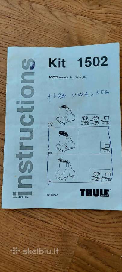Thule laikikliai (kojelės) - nuotraukos Nr. 3