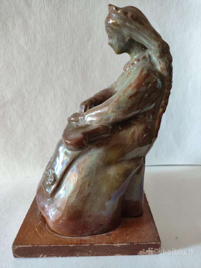 Kauno dailės statulėlė "Kanklininkė" - nuotraukos Nr. 3