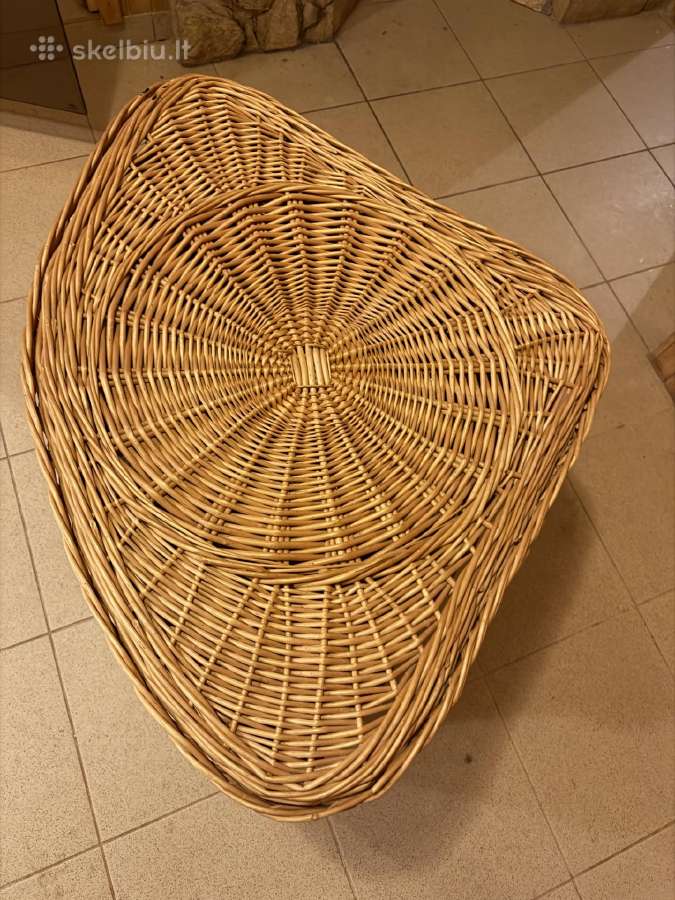 Kampinė pintų vytelių komoda-spintelė - nuotraukos Nr. 4