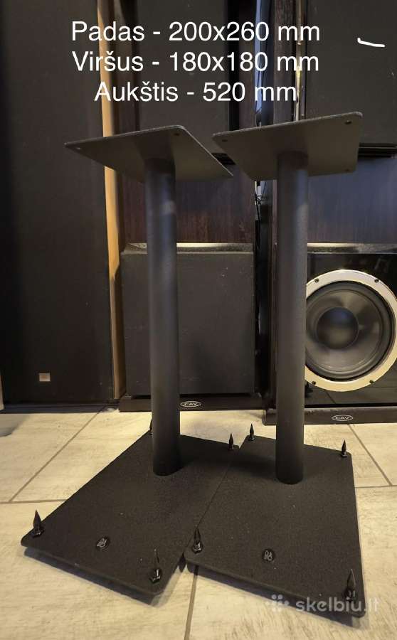 Stovai Dynaudio metalas / stovai kolonėlėms - nuotraukos Nr. 9