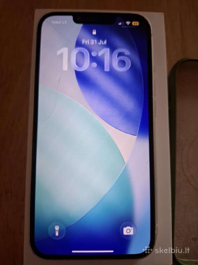 Parduodu iPhone 13white 128gb - nuotraukos Nr. 2