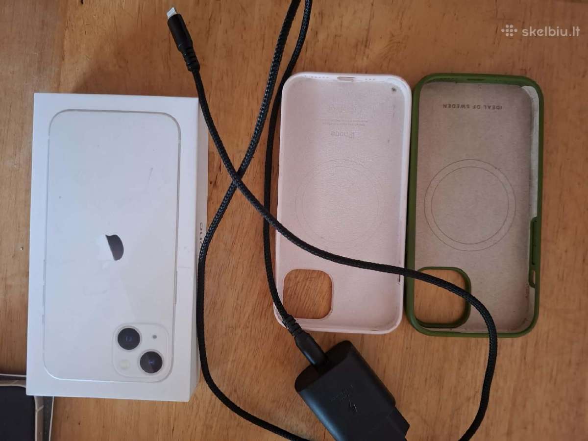 Parduodu iPhone 13white 128gb - nuotraukos Nr. 6