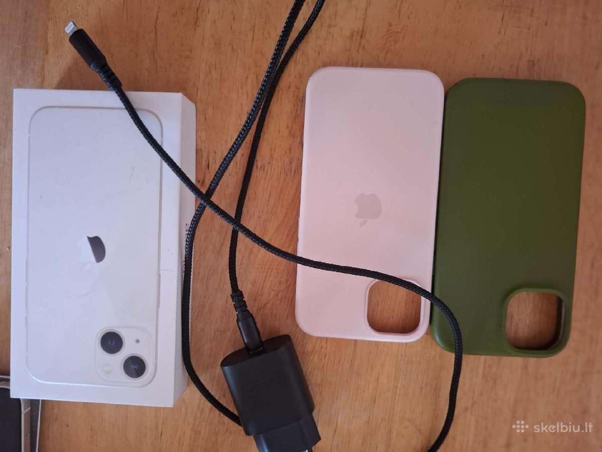 Parduodu iPhone 13white 128gb - nuotraukos Nr. 7