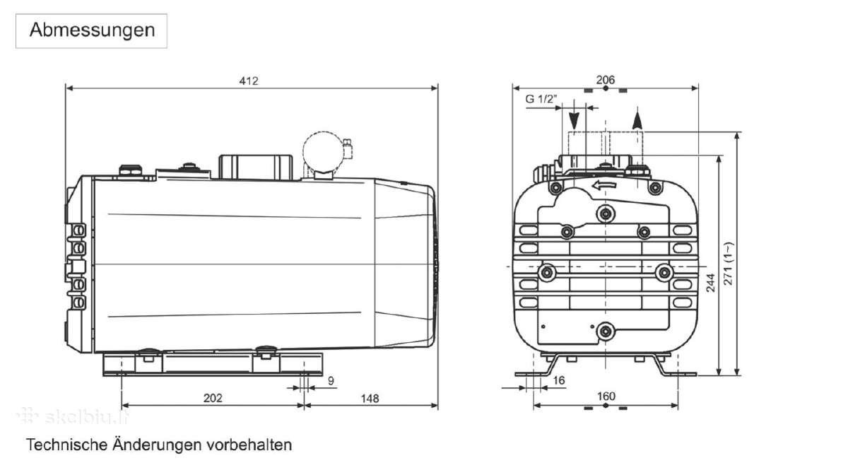 Vakuumo siurblys Briwa tec Zirkon D015v - nuotraukos Nr. 6