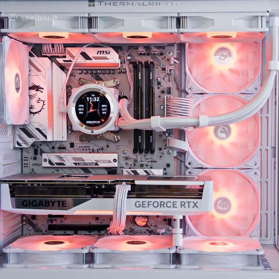 Ryzen 7 7800x3d B850 WiFi 32gb 1tb Rtx 5070 Ti 16g - nuotraukos Nr. 2