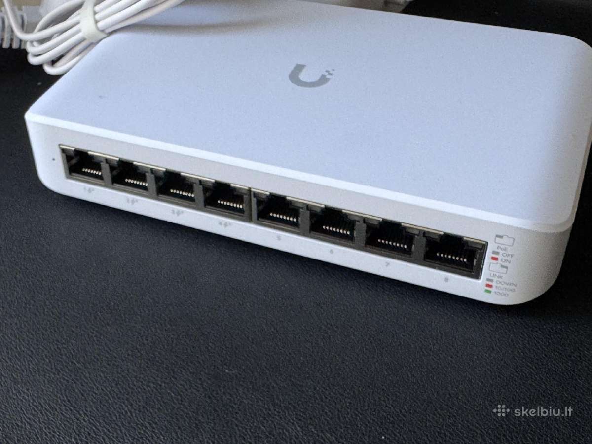 Ubiquiti Usw-lite-8-poe, balta - nuotraukos Nr. 2