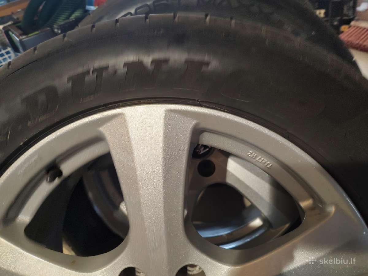 Lengvo lydinio ratlankiai R17 su Dunlop padangom - nuotraukos Nr. 4