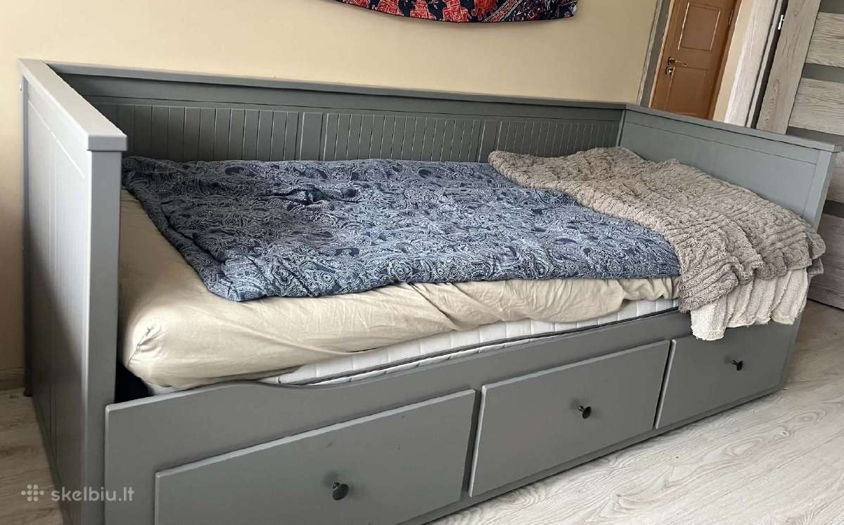Ikea Išskleidžiama Lova Su Stalčiais - nuotraukos Nr. 2