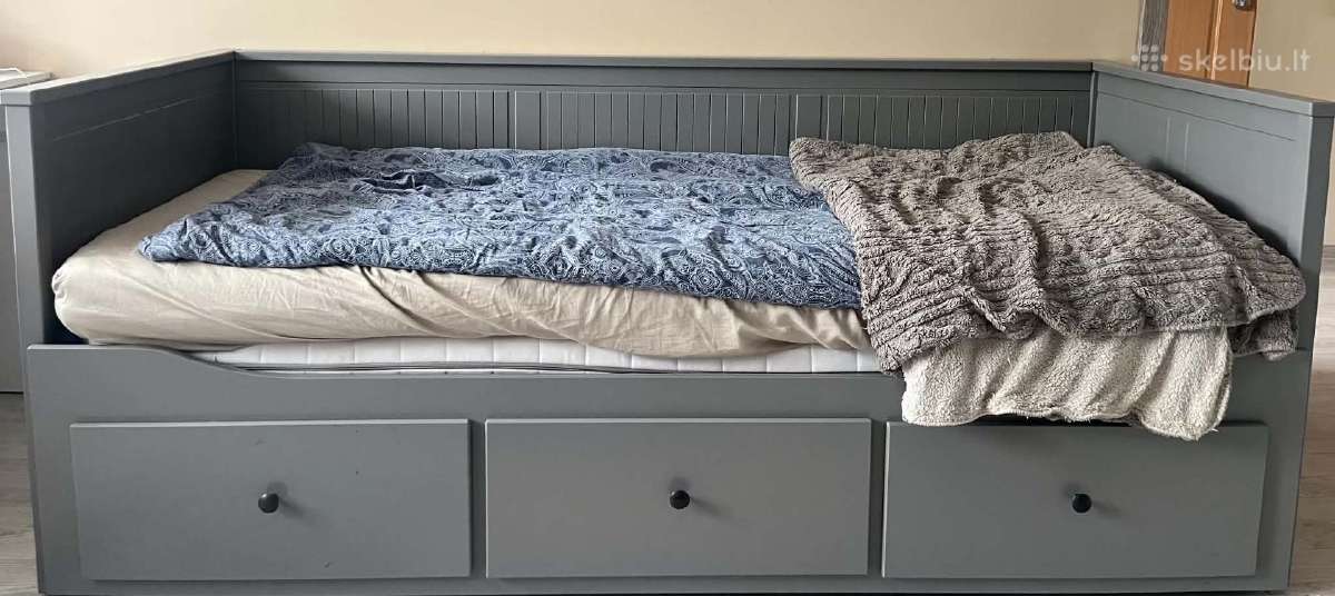Ikea Išskleidžiama Lova Su Stalčiais - nuotraukos Nr. 3