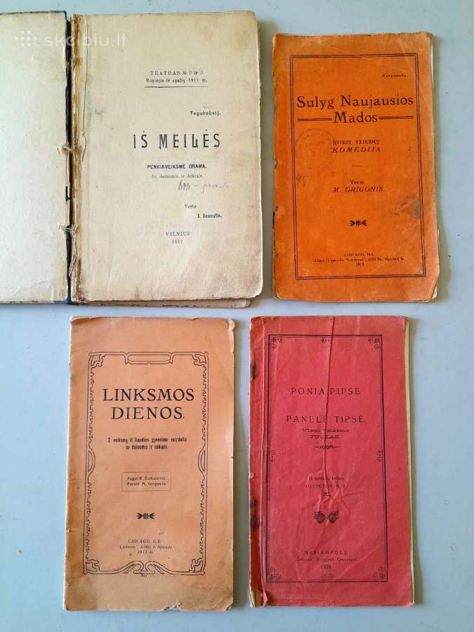 Komedijos, dramos, pjesės. 1911-1945m. - nuotraukos Nr. 8