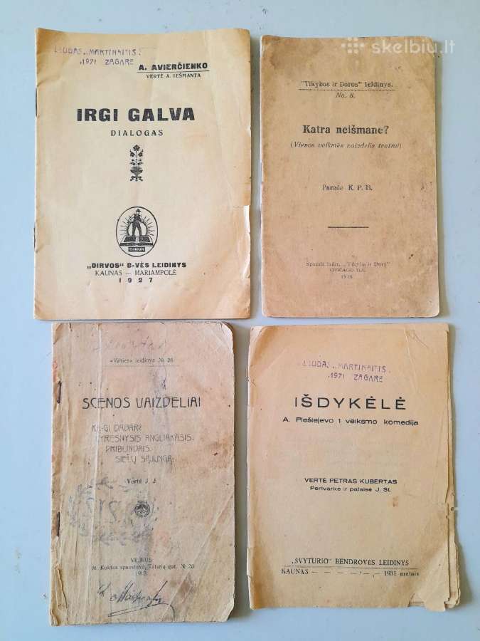Komedijos, dramos, pjesės. 1911-1945m. - nuotraukos Nr. 9