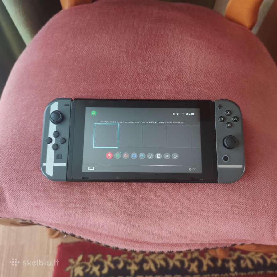 Nintendo Switch 32gb + ausinės + pultas + dėklas - nuotraukos Nr. 3