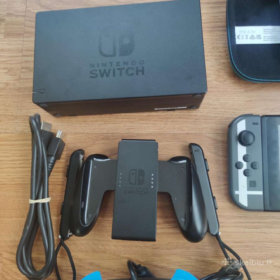 Nintendo Switch 32gb + ausinės + pultas + dėklas - nuotraukos Nr. 7