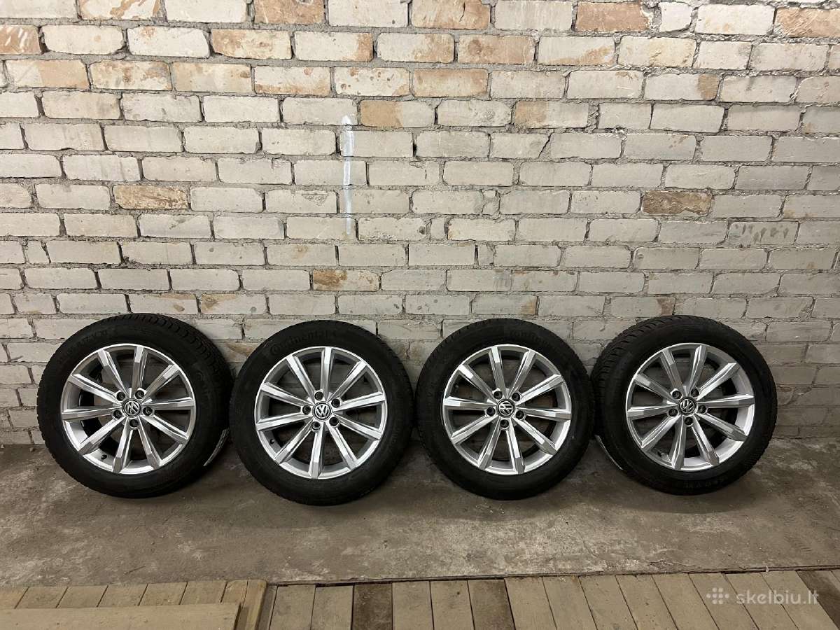 Oem VW lieti ratlankiai London su žiem padangomis - nuotraukos Nr. 5
