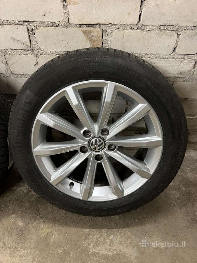 Oem VW lieti ratlankiai London su žiem padangomis - nuotraukos Nr. 4