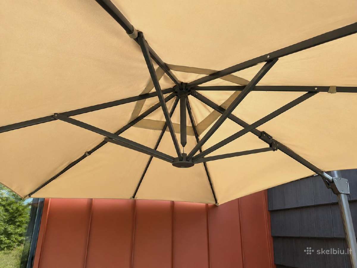 Skėtis nuo saulės 330240 cm su pagrindu - nuotraukos Nr. 2