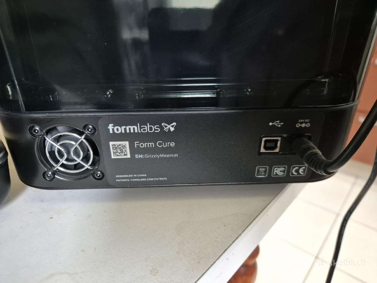 3D printeris Formlabs 3 + Form Wash+form Cure - nuotraukos Nr. 8