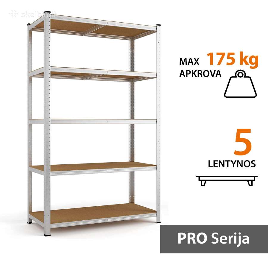 Sandėliavimo lentynos, stelažai - Geriausia kaina - nuotraukos Nr. 4