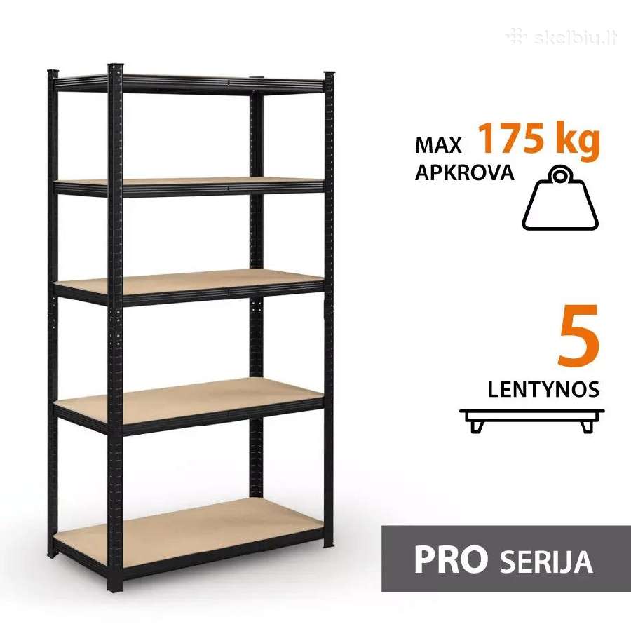 Sandėliavimo lentynos, stelažai - Geriausia kaina - nuotraukos Nr. 7