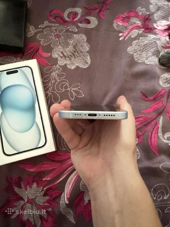 iPhone 15 Blue 128gb - nuotraukos Nr. 6