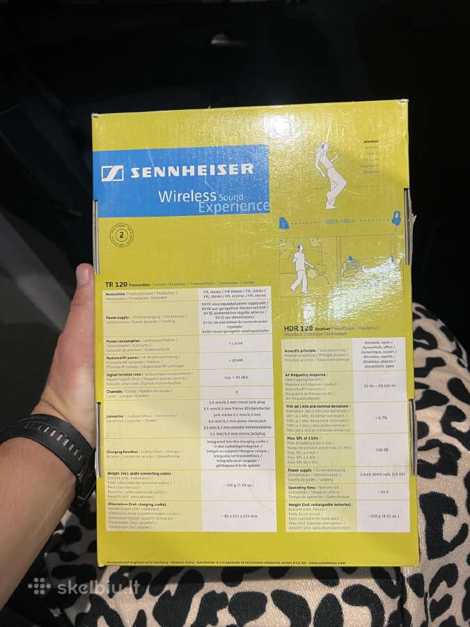 Tai Sennheiser RS 120 belaidės ausinės - nuotraukos Nr. 5