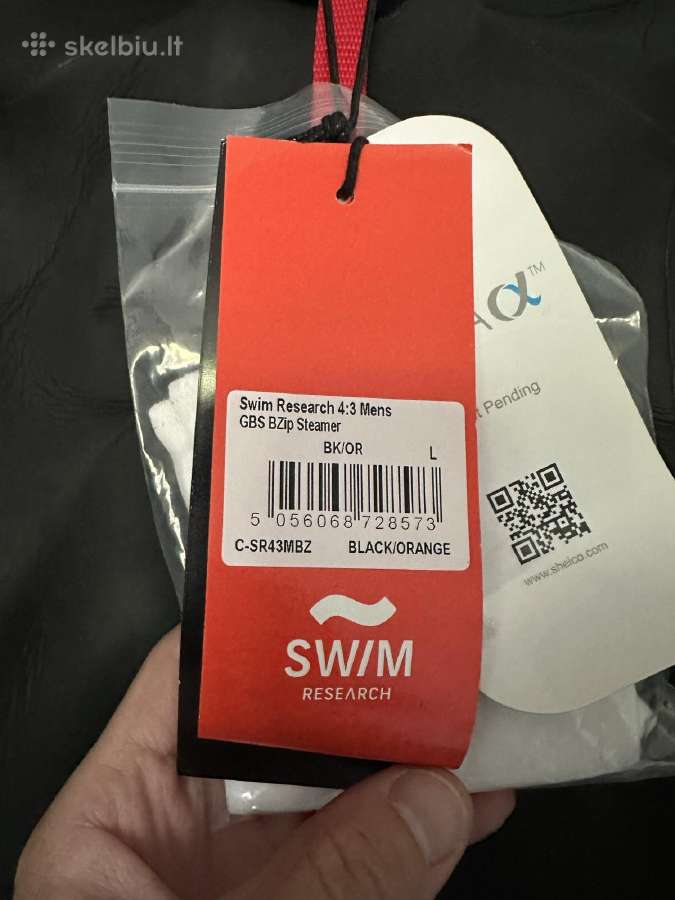 Swim Research 4:3 vyriškas Gbs Bzip Steamer kostiu - nuotraukos Nr. 3