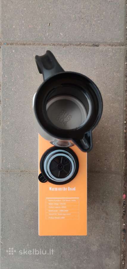 Elektrinis auto virdulys-termosas 12v/24,0.8l - nuotraukos Nr. 2
