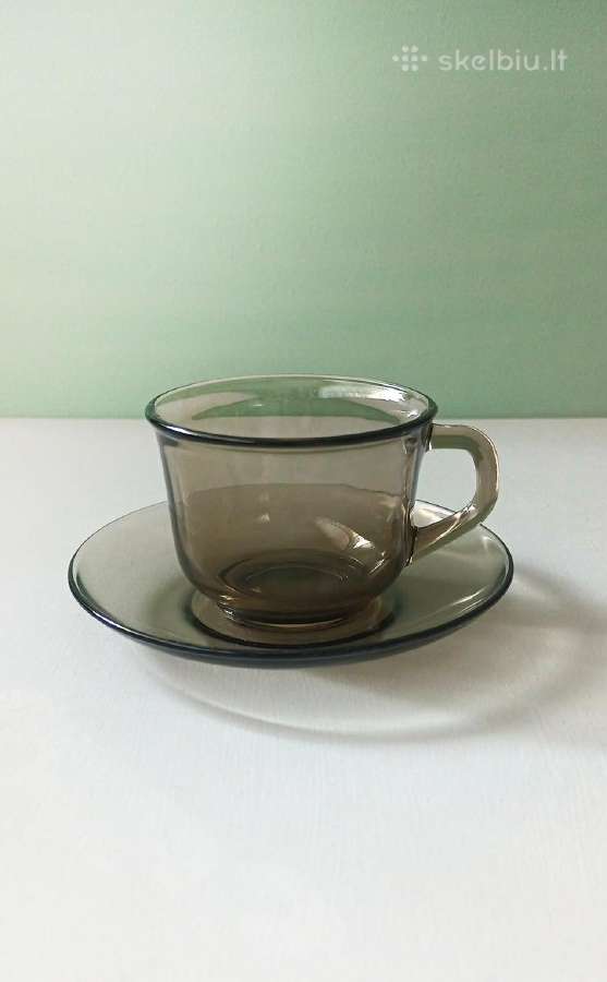 Dūminio stiklo puodelių rinkinys, 150ml, 6vnt. - nuotraukos Nr. 3