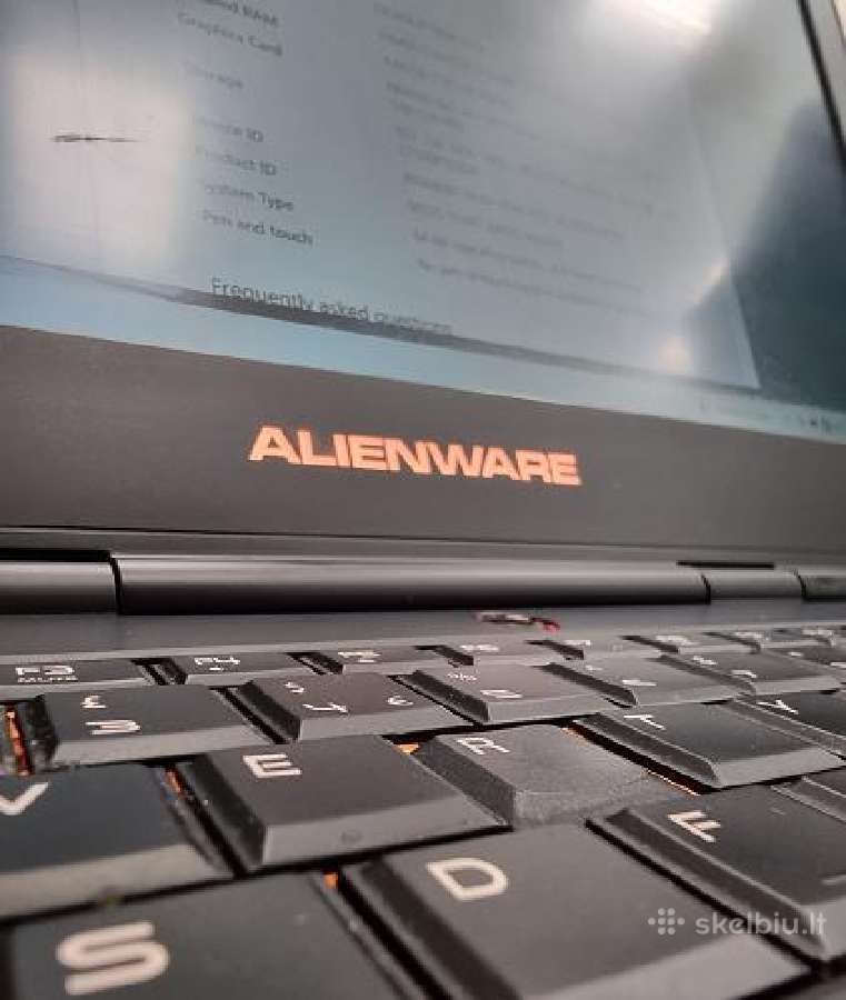 Kompiuteris Alienware 15 R2 Gtx 980m / 500gb SSD - nuotraukos Nr. 2