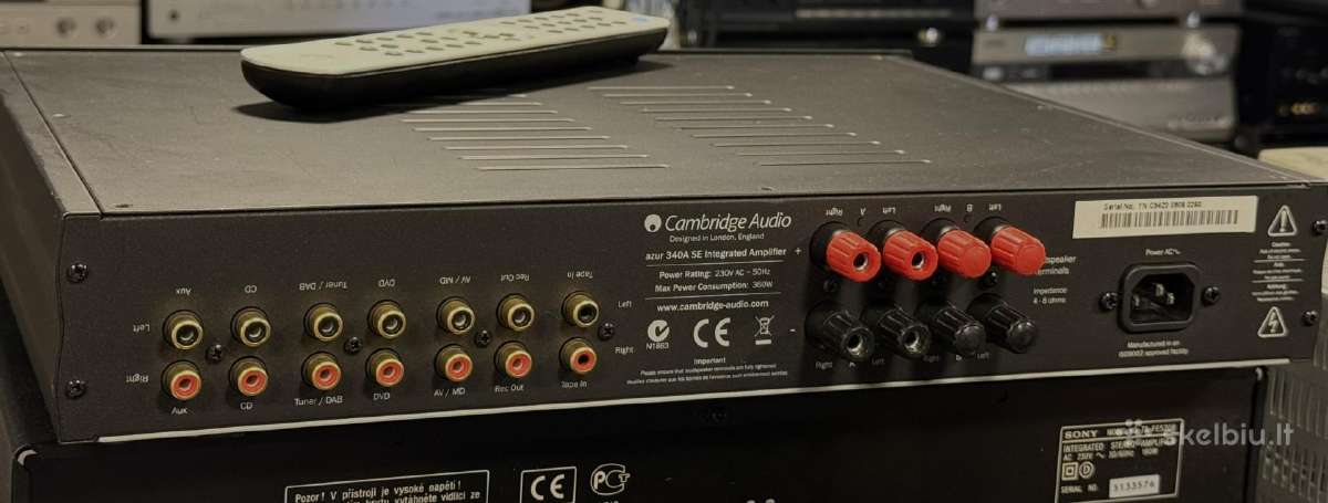 Cambridge Audio Topaz 340a se / stiprintuvai - nuotraukos Nr. 2