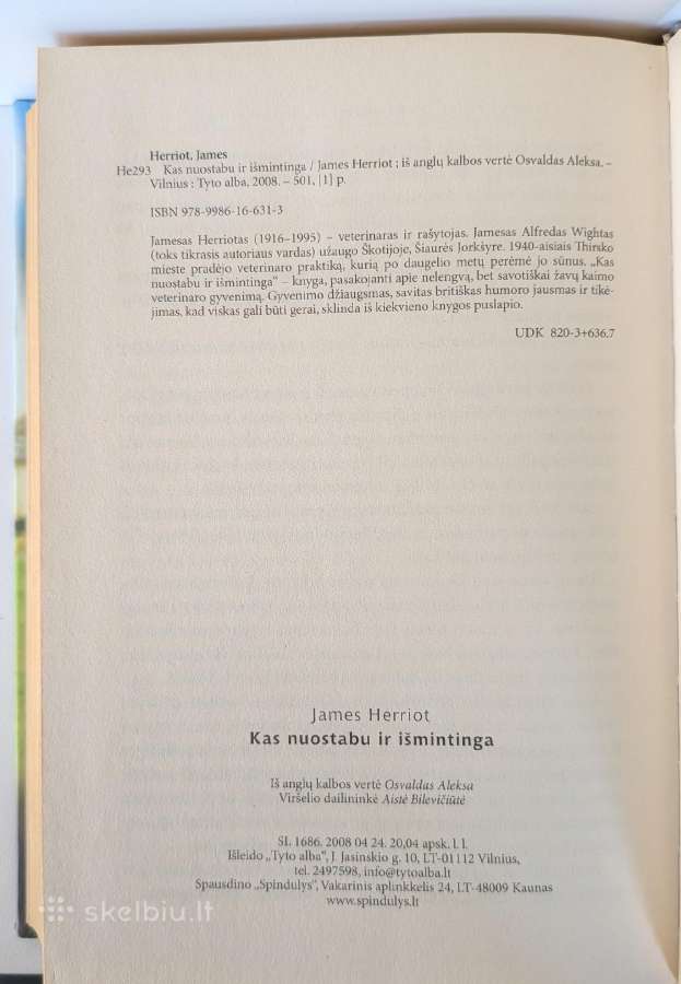 Kas nuostabu ir išmintinga. James Herriot - nuotraukos Nr. 5