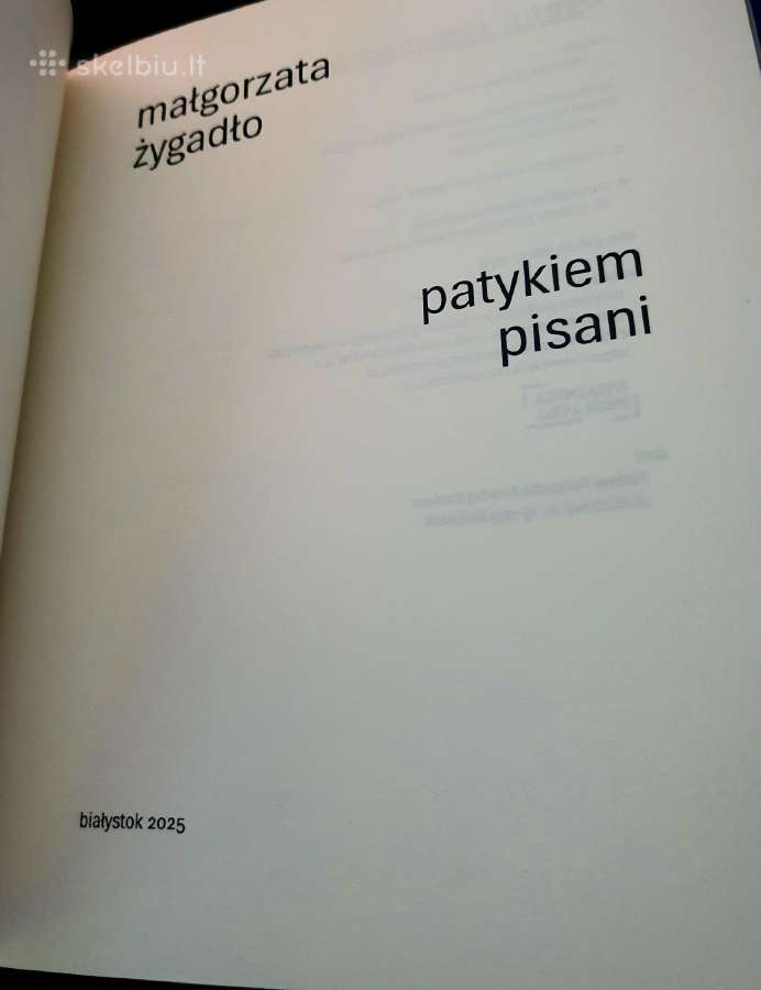 Małgorzata Żygadło – „patykiem pisani (lenku k.) - nuotraukos Nr. 4