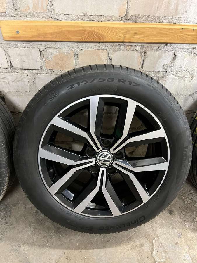 Oem VW R17 ratlankiai Nivelles su padangomis - nuotraukos Nr. 2