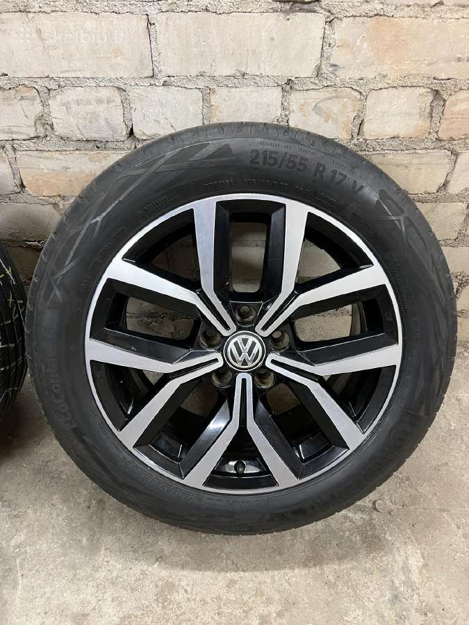 Oem VW R17 ratlankiai Nivelles su padangomis - nuotraukos Nr. 4