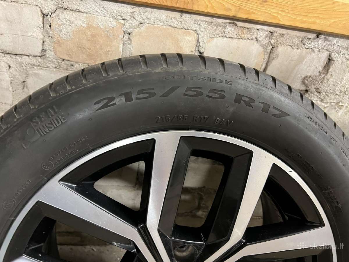 Oem VW R17 ratlankiai Nivelles su padangomis - nuotraukos Nr. 18
