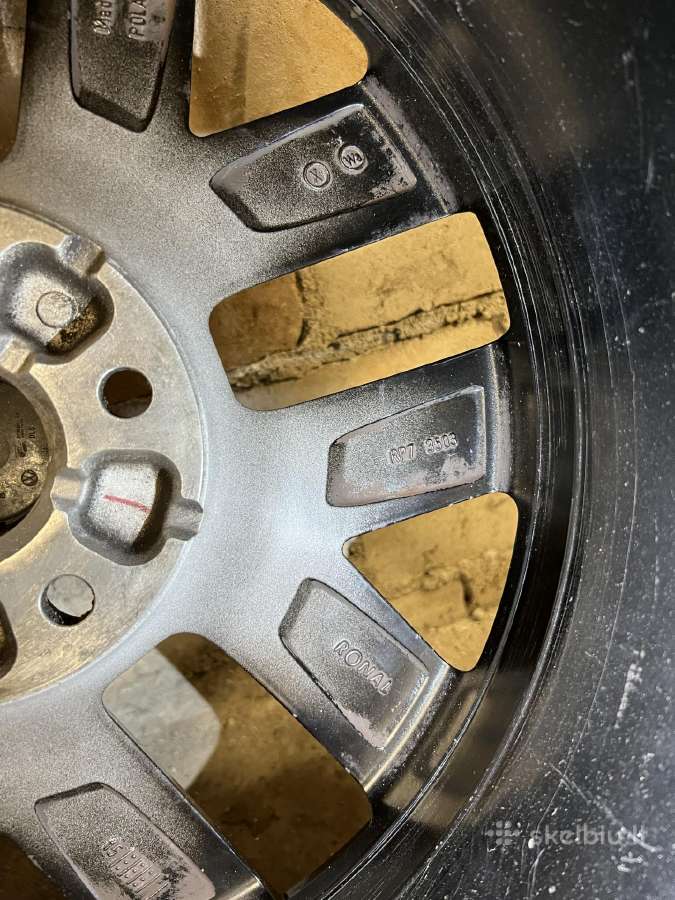 Oem VW R17 ratlankiai Nivelles su padangomis - nuotraukos Nr. 29