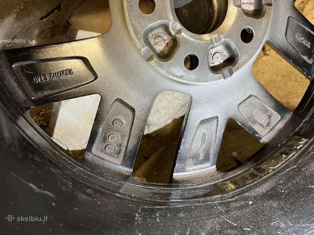 Oem VW R17 ratlankiai Nivelles su padangomis - nuotraukos Nr. 30