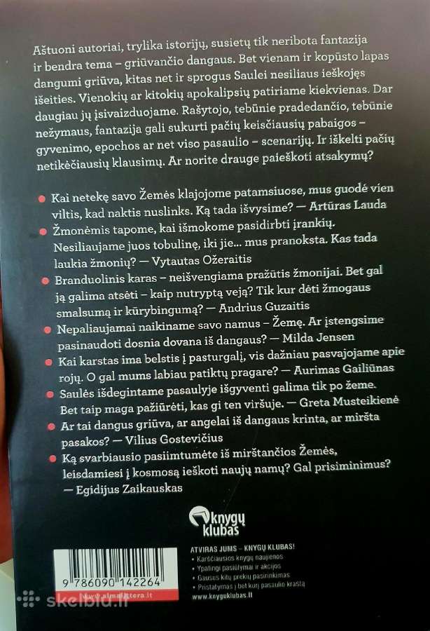 Dangus griūva: Lietuvių fantastikos apsakymų rinkt - nuotraukos Nr. 2