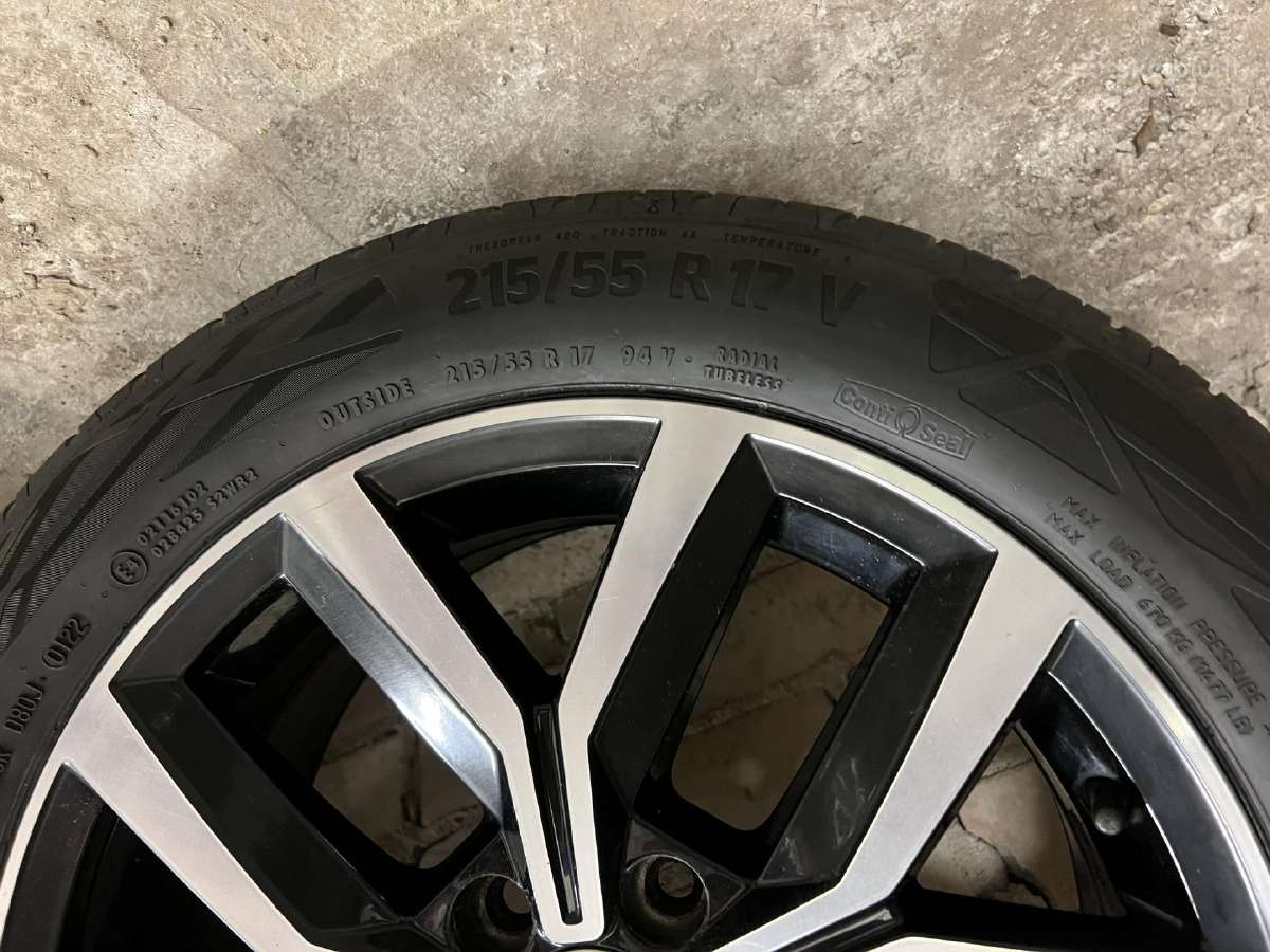 Oem VW R17 ratlankiai Nivelles su padangomis - nuotraukos Nr. 10