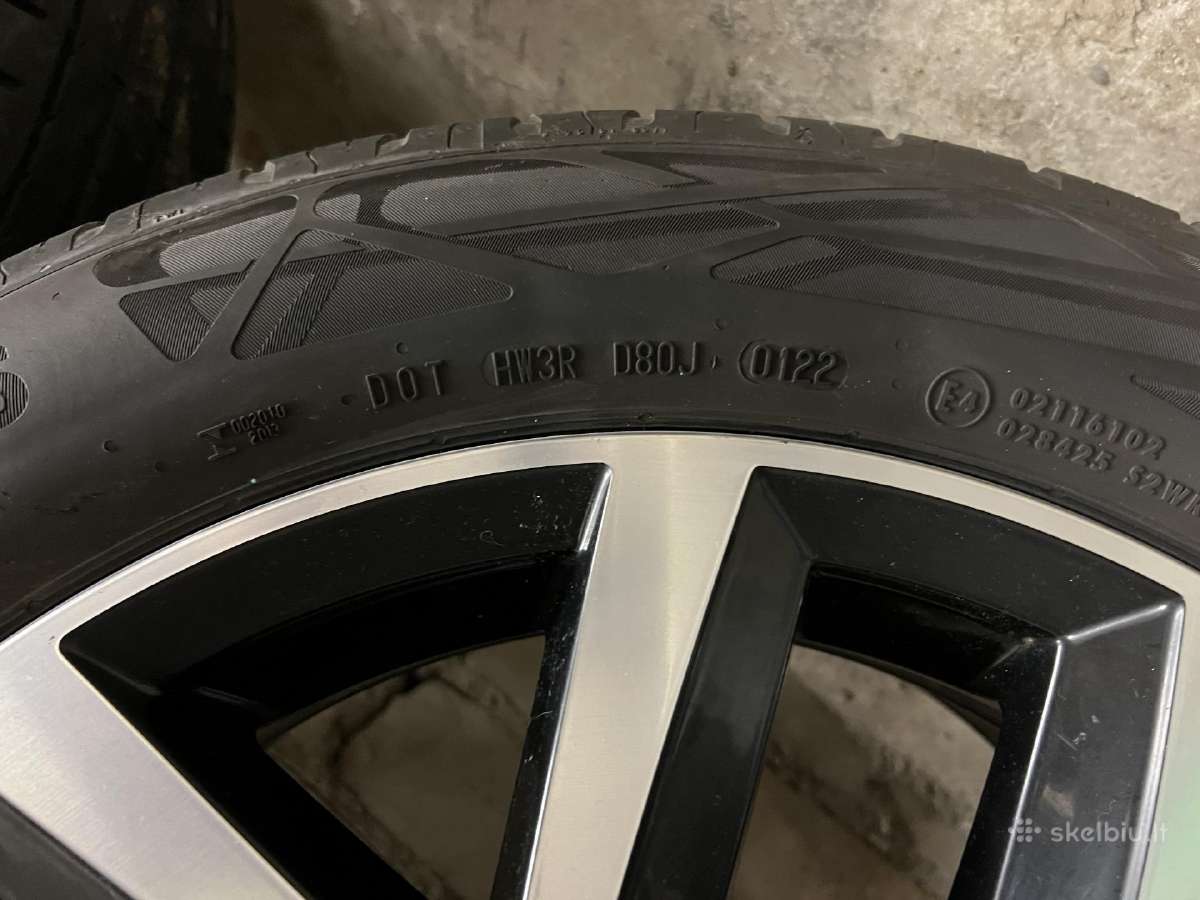 Oem VW R17 ratlankiai Nivelles su padangomis - nuotraukos Nr. 11
