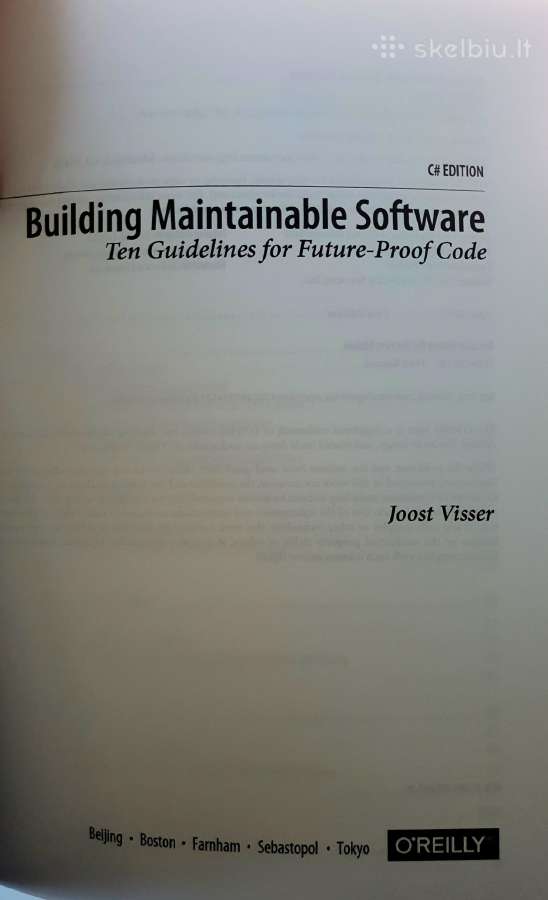 Joost Visser – Building Maintainable Soft anglu k. - nuotraukos Nr. 3