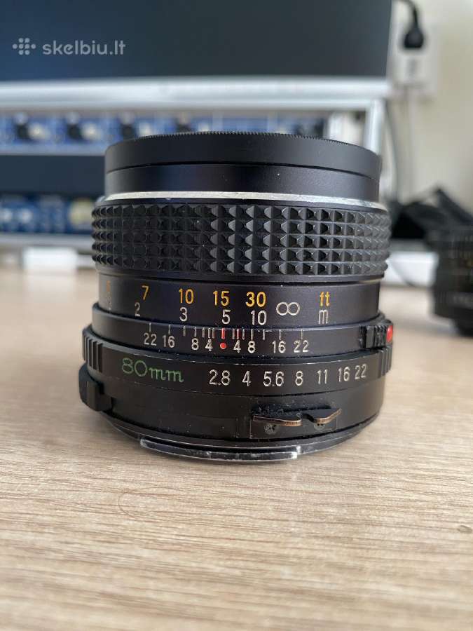 Mamiya-sekor C 80mm f/2.8 su priedais - nuotraukos Nr. 2