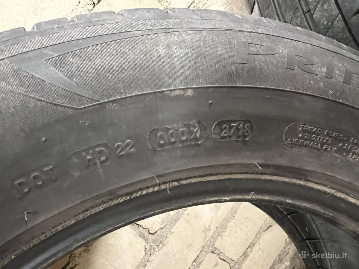 Dvi geros vasarinės padangos Michelin 215/65/r17 - nuotraukos Nr. 9