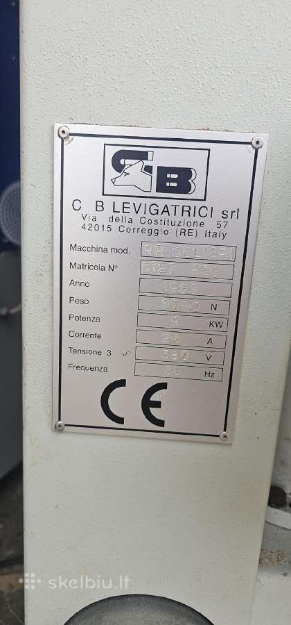 Šlifavimo-kalibravomo staklės Cb Rr Colibri 630mm - nuotraukos Nr. 8