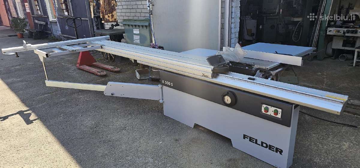 Formatinio pjovimo staklės Felder K500s 2023m. - nuotraukos Nr. 17