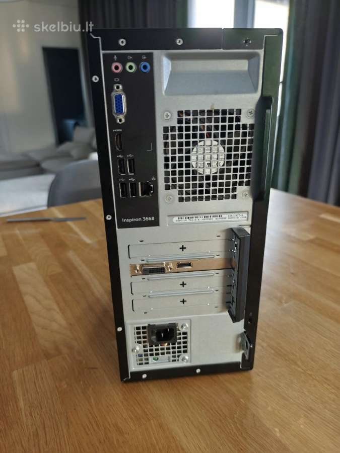 Dell inspirion 3668 i5-7400 16gb, 250 SSD gtx 1030 - nuotraukos Nr. 4