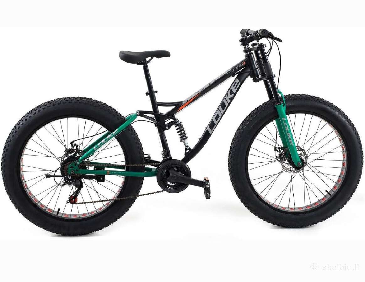 Kalnų dviratis Louke Fat Bike X-treme, 26" - nuotraukos Nr. 2