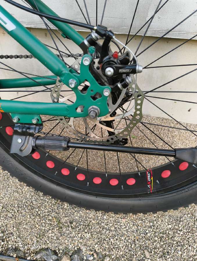 Kalnų dviratis Louke Fat Bike X-treme, 26" - nuotraukos Nr. 6