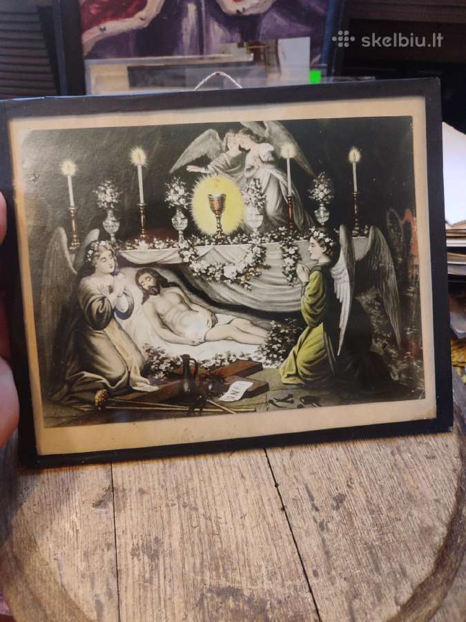 Religija tarpukario litografijos - nuotraukos Nr. 8