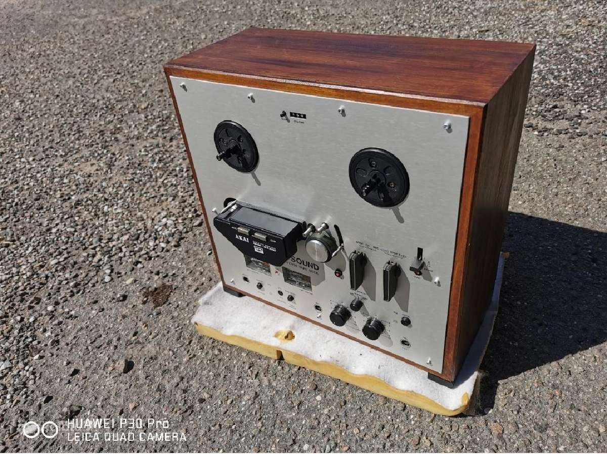 Akai GX 215d su juostomis ir stiprintuvu - nuotraukos Nr. 9